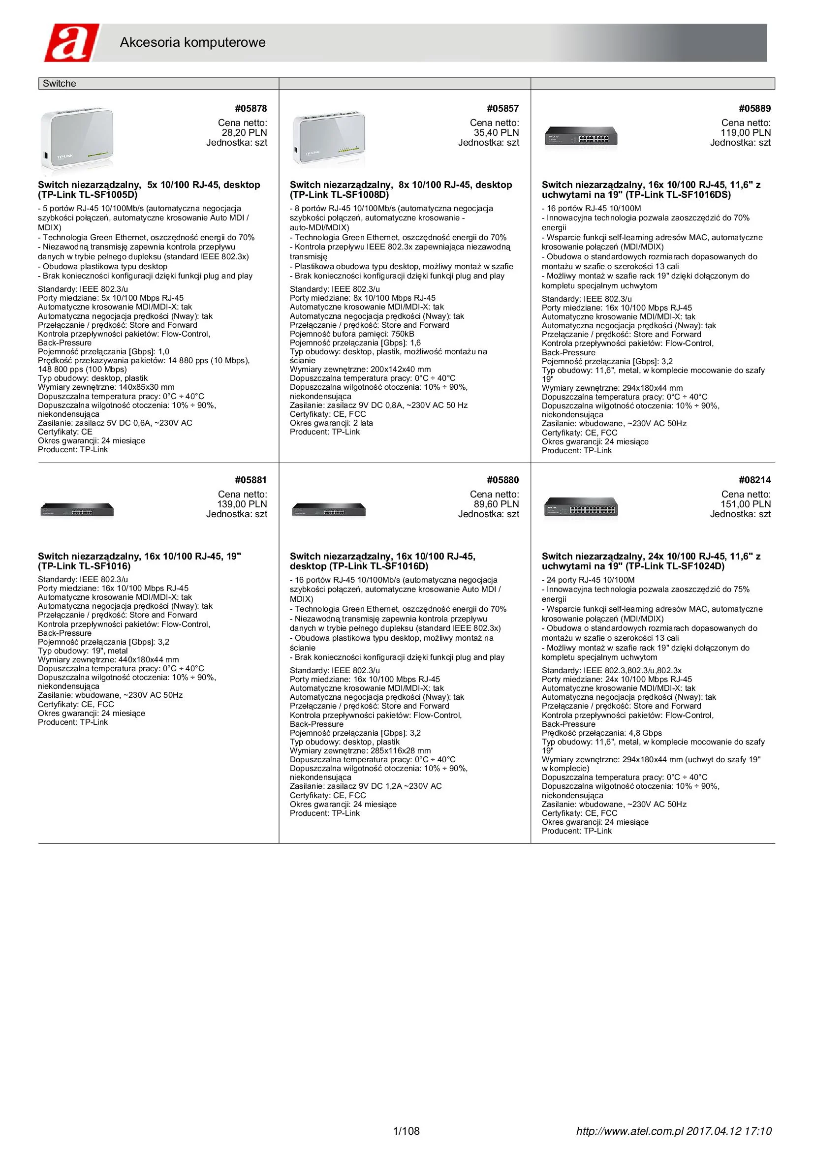 ATEL_Catalog_Akcesoria komputerowe